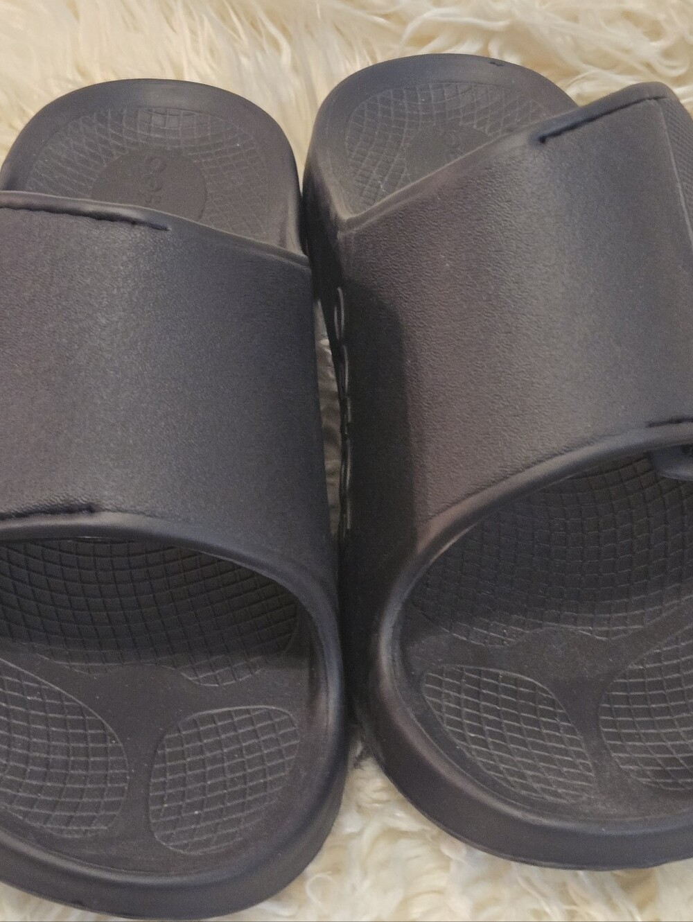 Oofos Sports Slide Mens Size 9 WOMENS SIZE 11 Black Recovery - Picture 7 of 10